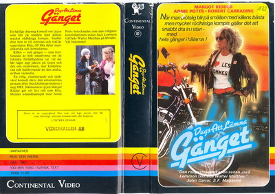 82-DAGS ATT LÄMNA GÄNGET (VHS)